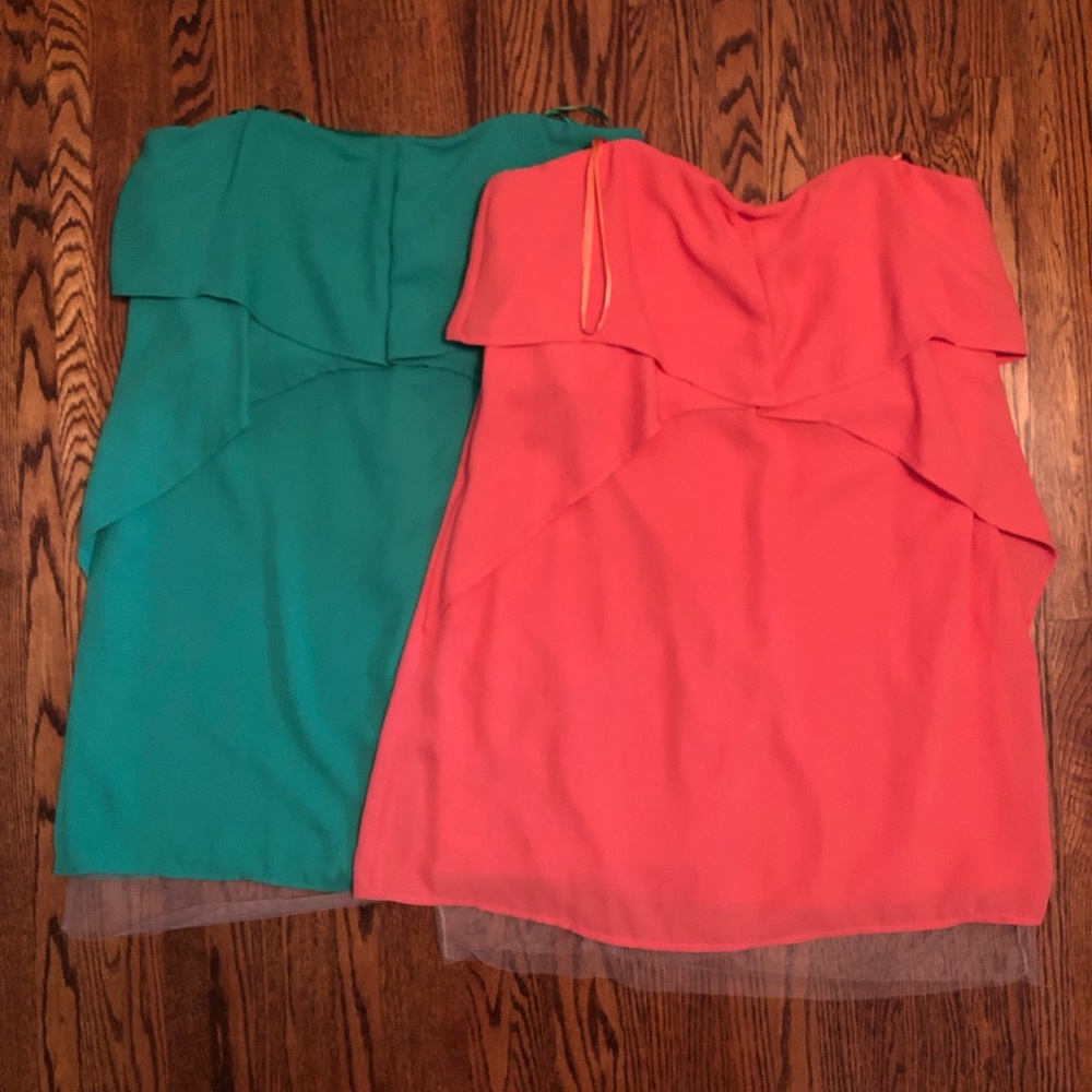 2 BNWT BCBG MaxAzria Runway Dresses size 12